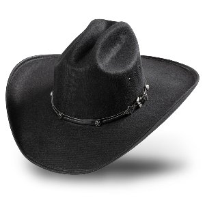 Stars & Stripes Cowboyhut ASHTON BLACK - Westernbekleidung kauft man bei  World of Western.