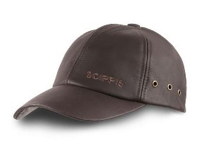 Leather cap brown