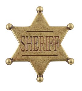 Sheriffstern US Goldfarben