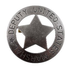 US Deputy Marshal Stern grau