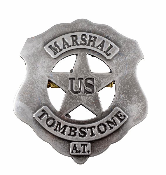 US-Marshall Badge Tombstone