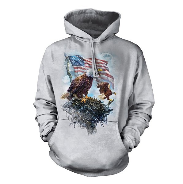 American Eagle Flag Adult Pullover