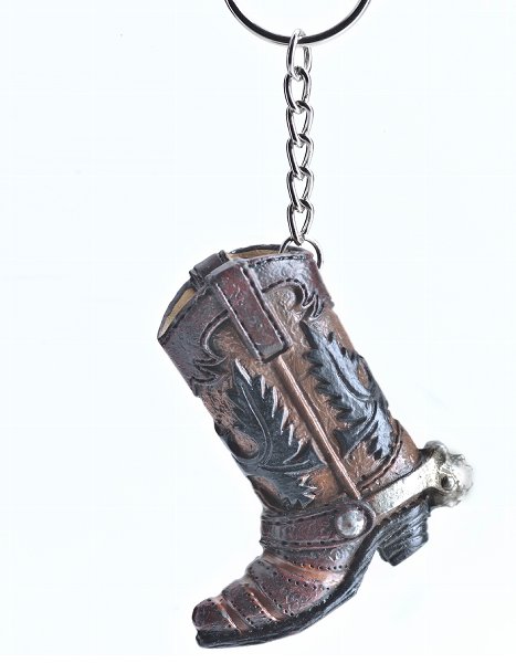 Cowbot Boot Keychain
