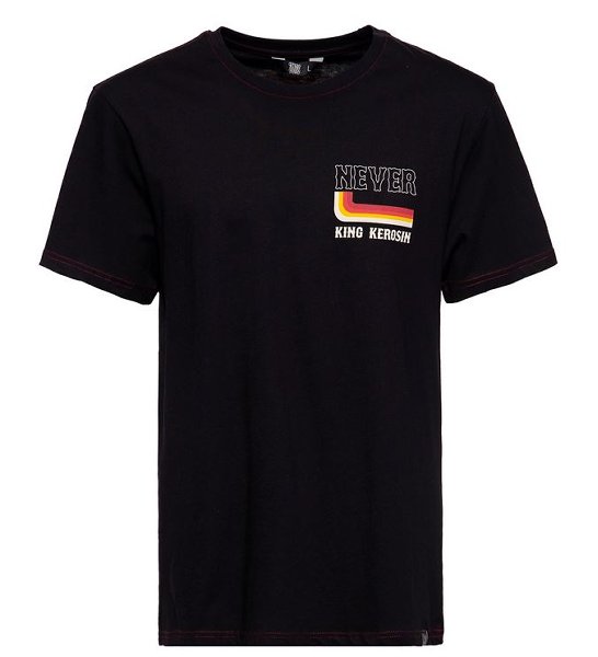 Classic Contrast Seam T-Shirt "Never"