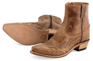 Old West Cowboy Boot Brown Pull Up Me - Buy your western clothing