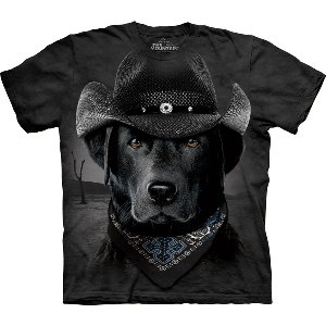 Cowboy Lab Adult Manimals T Shirt