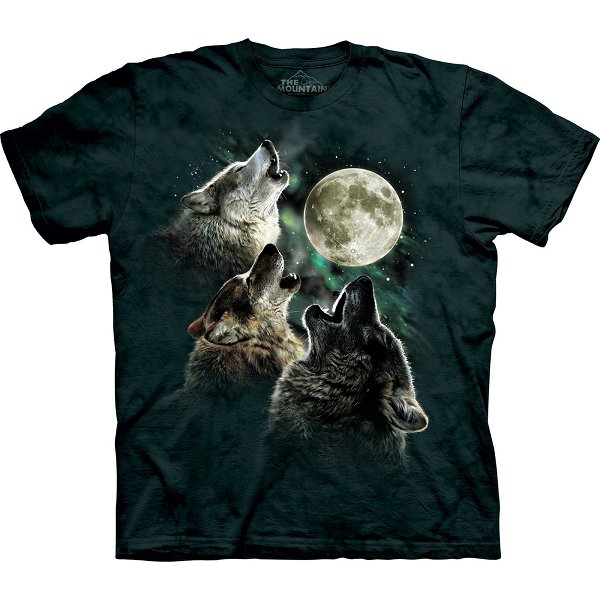 Three Wolf Moon Adult Wolves T Shirt