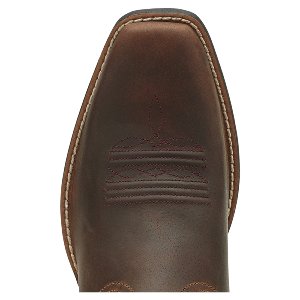 Round Up Square Toe Powder Brown