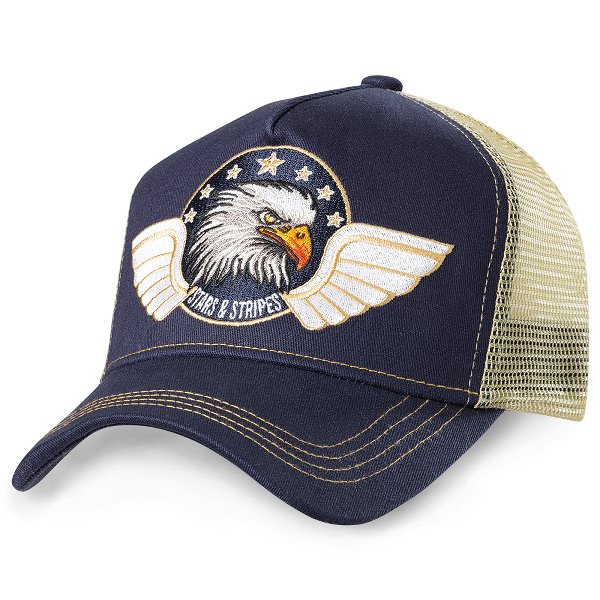 TRUCKER CAP EAGLE blue