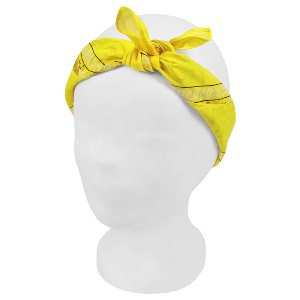 Bandana Kopftuch Halstuch Paisley Farbe Gelb