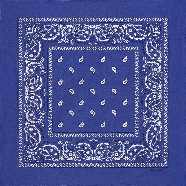 BANDANA-07 - Royal blue