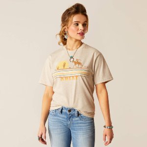 Cowgirl Desert Damen T-Shirt