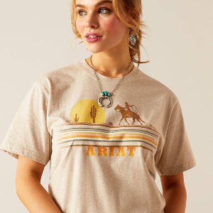 Cowgirl Desert Damen T-Shirt